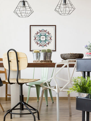 "Bug in the Middle" Framed Painting Print, 18"x18"