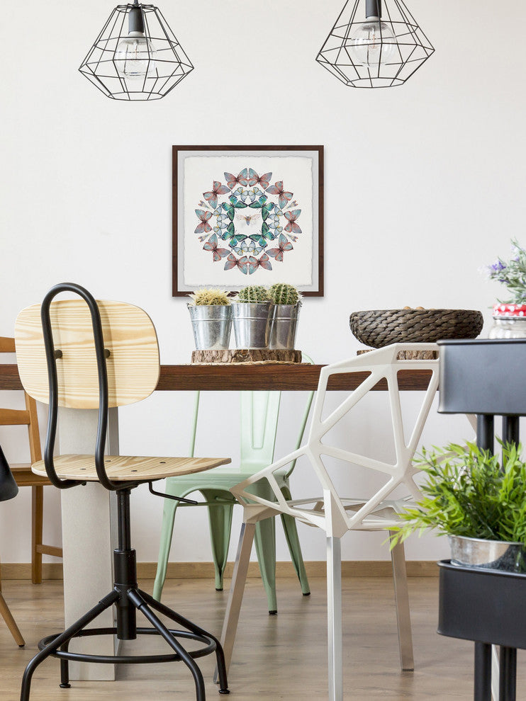 "Bug in the Middle" Framed Painting Print, 18"x18"