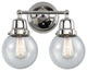 Innovations 623-2W-PC-G204-6 2-Light Bath Vanity Light, Polished Chrome