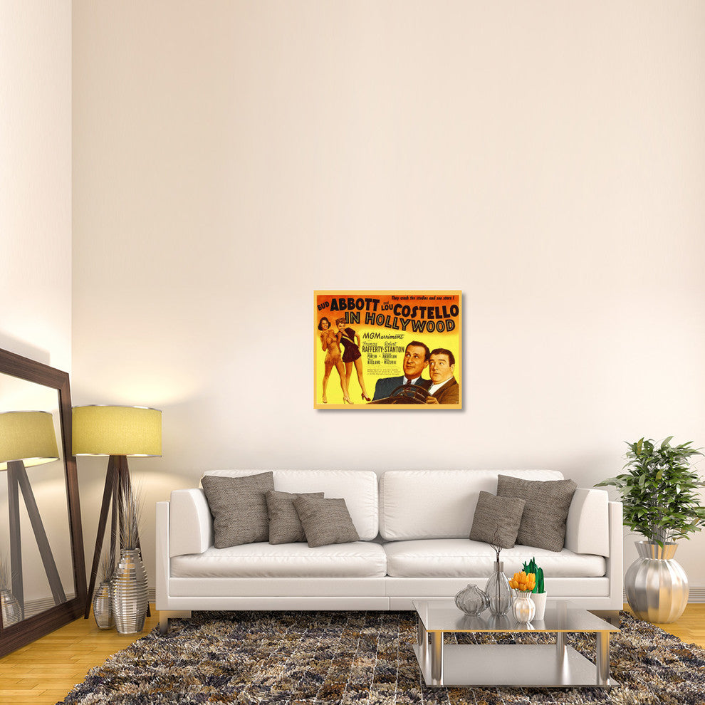 "Abbott & Costello - In Hollywood" Canvas by Hollywood Photo Archive, 36x29"