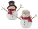 Snowman With Scarf Figurine, Set of 4
