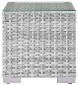 Convene 3-Piece Outdoor Patio Set - Light Gray White