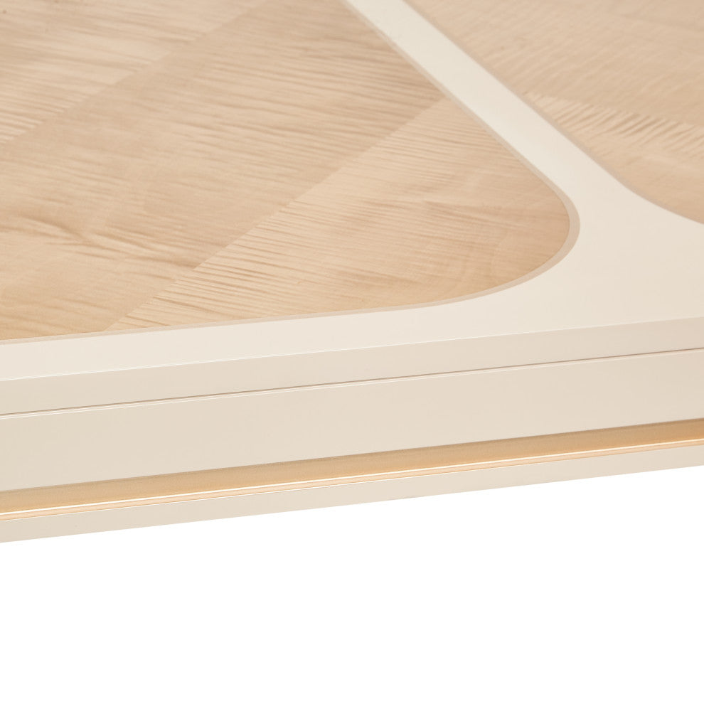 Malibu Crest Rectangular Wood Dining Table - Blush/Chardonnay