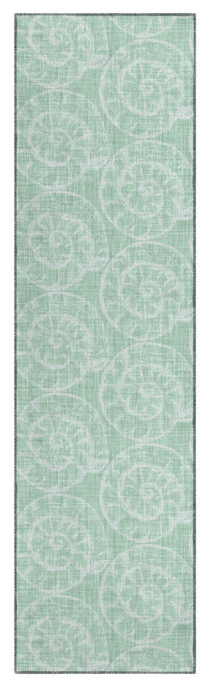 Addison Rugs Surfside ASR41 Green 2'3"x7'6" Rug