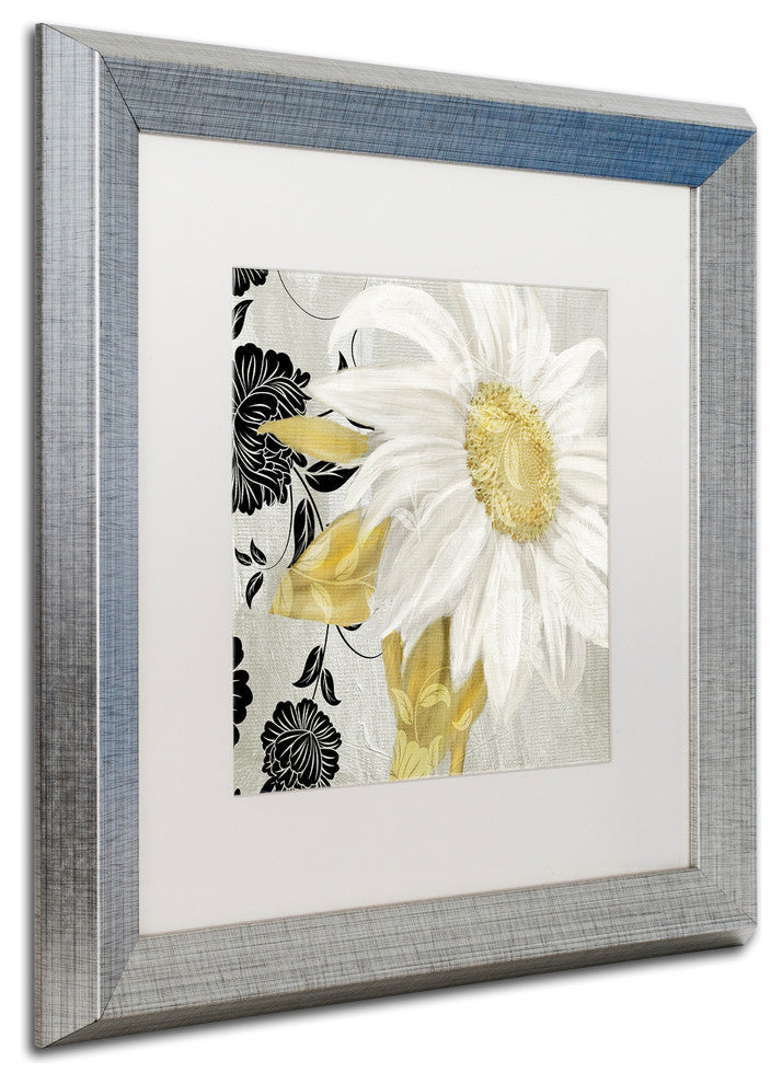 Color Bakery 'Sunroom II' Art, Silver Frame, White Matte, 16"x16"
