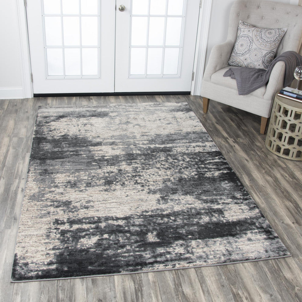 Rizzy Home PN6990 Panache Area Rug 5'3"x7'6" Taupe