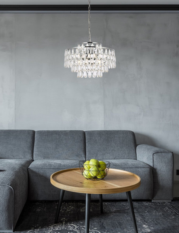 Murphy 20" Pendant, Chrome