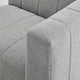 Bartlett Upholstered Fabric Upholstered Fabric 5Piece Sectional Sofa-Light Gray