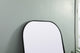 Metal Frame Arch Full Length Mirror 32X76 Inch, Black