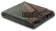 Green and Brown Cashmere Throw