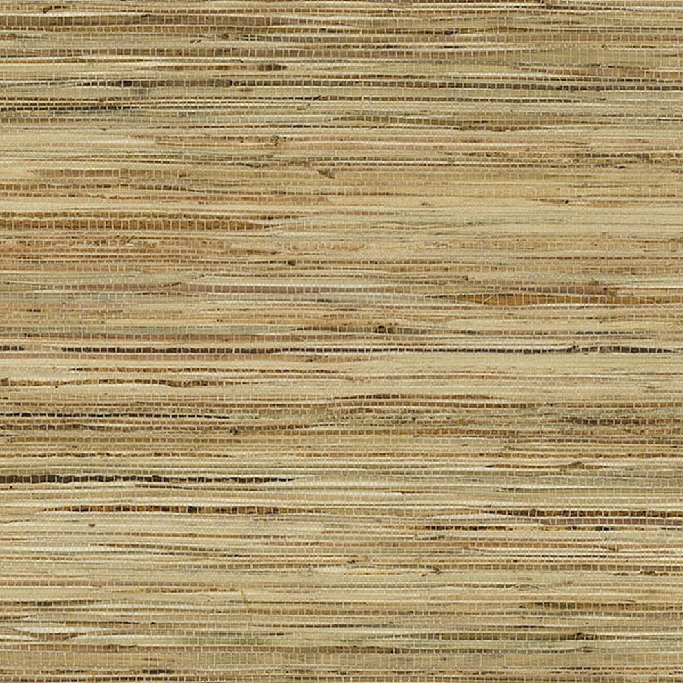 Decorator, Grasscloth Texture Wallpaper Cream Roll