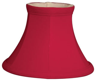 6" True Bell Red Chandelier Lampshade, Red, Red, 6 Pack