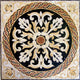 Botanical Mosaic Art - Millicent, 31"x31"