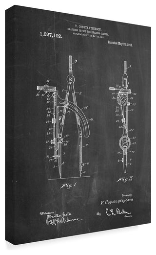 "Drafting Compass" by Cole Borders, Canvas Art, 47"x35"