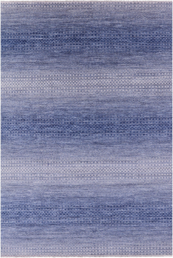 9' 11" X 14' 2" Savannah Grass Hand Knotted Wool Rug - Q13216