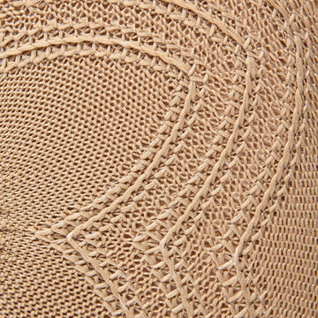Stone Floral Pp Woven Round Placemat, Set Of 6