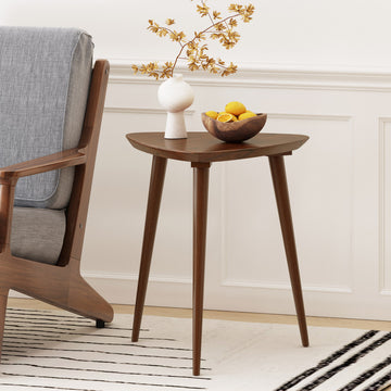 GDF Studio Finnian Wood Finish End Table, Walnut