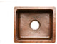 Premier Copper Products BREC16DB 16" Gourmet Rectangular Copper Bar/Prep Sink