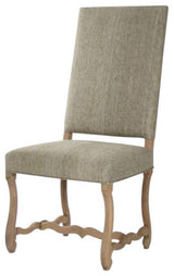 Traditional Oyster Gray Side Chair