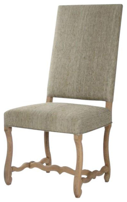 Traditional Oyster Gray Side Chair