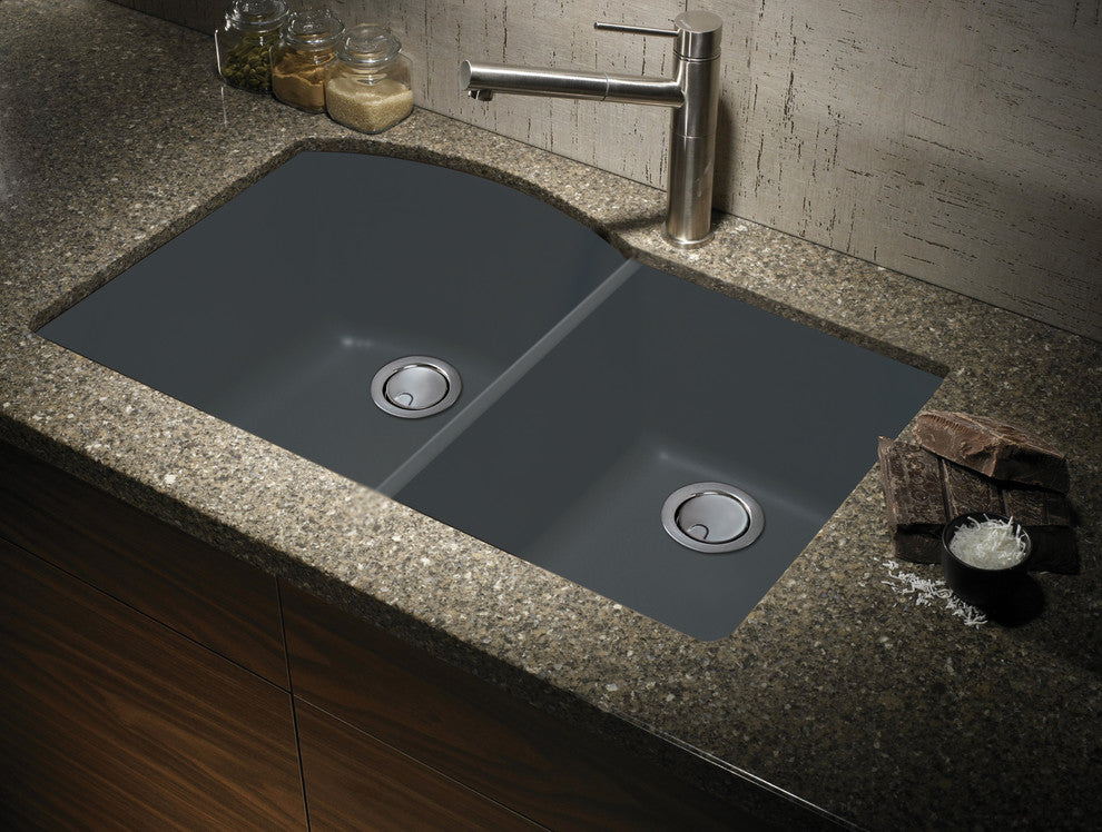 Transolid Aversa Granite 31-in Undermount Kitchen Sink