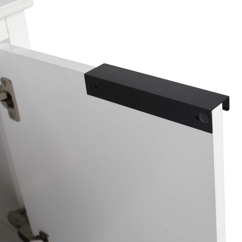 Fine Fixtures Kingsford Vanity Sink Included, White, 30", Doors