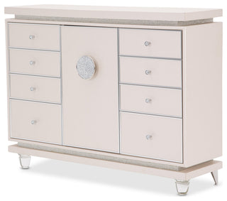 Glimmering Heights Dresser With Mirror, Ivory