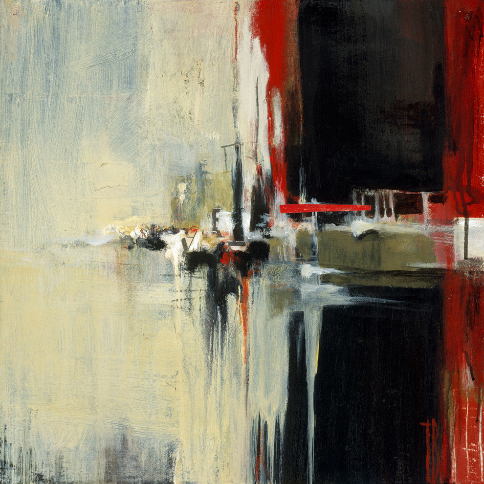 "In the Reflexion" Art block Framed Canvas, 30"x30"