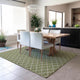 Indoor/Outdoor York YO1 Aloe Machine Washable 8' x 10' Rug