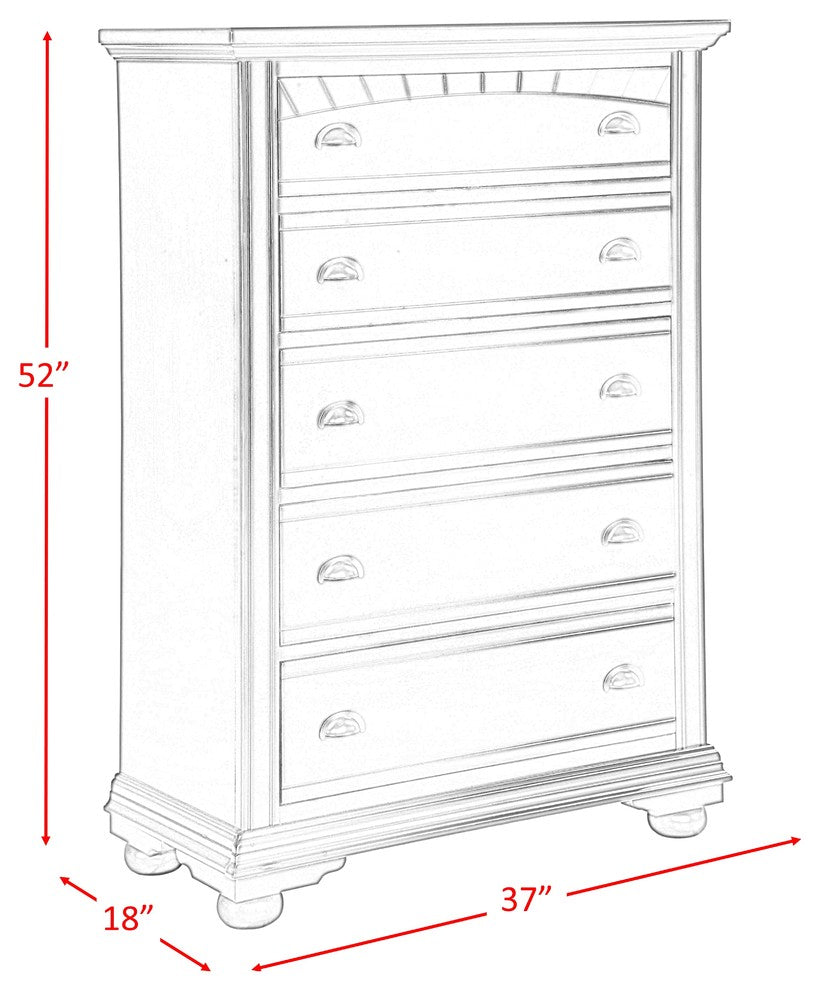 Addison Chest, White