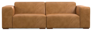 Rex 2-Seater Modular Sofa in Genuine Leather