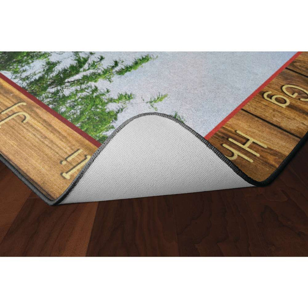 Flagship Carpets FA1015-44FS 7'6x12 See My Barn Animals Rug