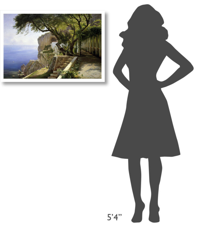 "Amalfi" Digital Paper Print by Carl Frederic Aagaard, 32"x22"