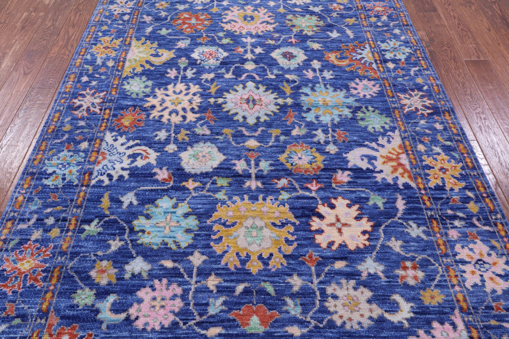6' 1" X 9' 2" Turkish Oushak Handmade Wool Rug - Q13434
