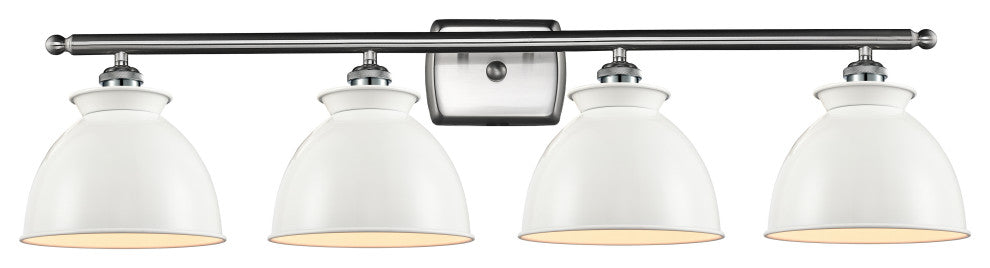 Innovations 516-4W-SN-M14-W-LED 4 Light Bath Vanity Light, Brushed Satin Nickel