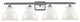 Innovations 516-4W-SN-M14-W-LED 4 Light Bath Vanity Light, Brushed Satin Nickel