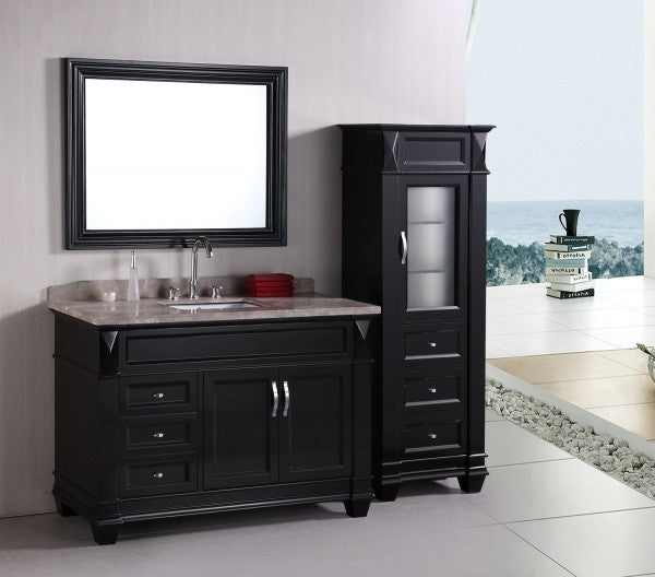 Hudson 48" Single Sink Vanity Set, Espresso