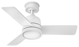 Chet 36" Ceiling Fan, Matte White