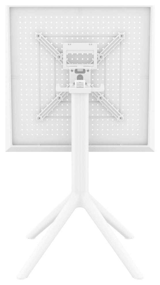 Sky Square Folding Table 24 inch White