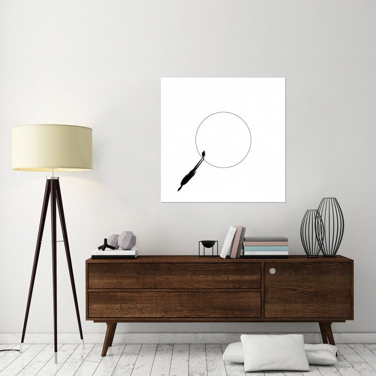 "Walking The Circle!" Stretched Canvas Giclee by Huib Limberg, 40x40"