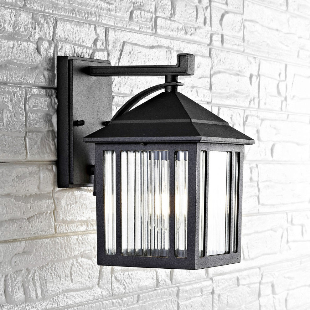 Safavieh Ranzi Outdoor Wall Lantern Black