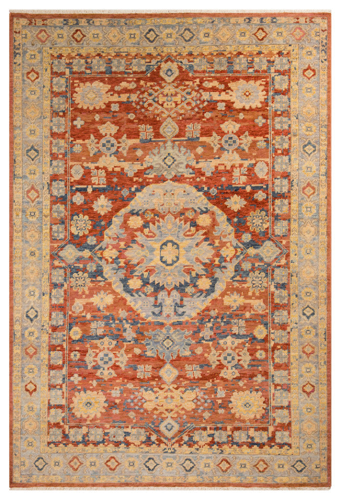 Surya Cappadocia CPP-5026 Traditional Area Rug, Rust, 9' x 13' Rectangle