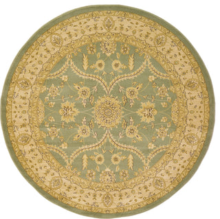 Unique Loom Light Green Edinburgh Tansy 6'x6' Round Rug