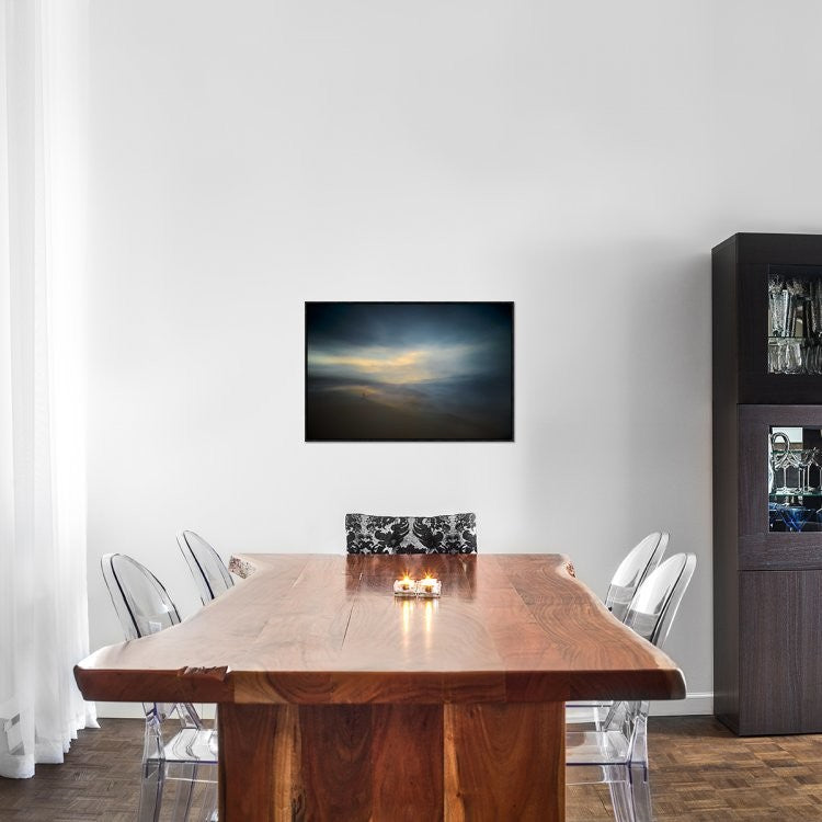 "Walk Along The Edge Of Nowhere"  by Santiago Pascual Buye, 31x21"