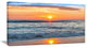 "Beautiful Sunrise Over The Horizon." Modern Beach Wall Art, 40"x20"