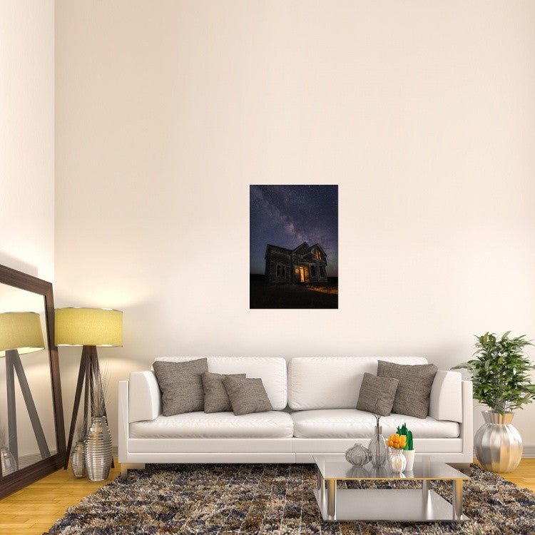 "Pray Nobody Is Home" Stretched Canvas Giclee by Miles Morgan, 28x40"