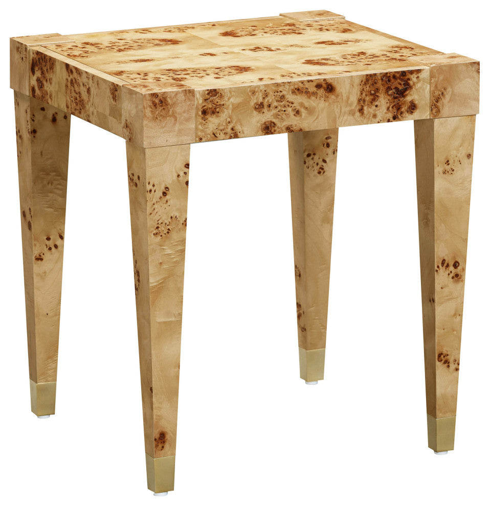 Brandyss Burl End Table, Natural