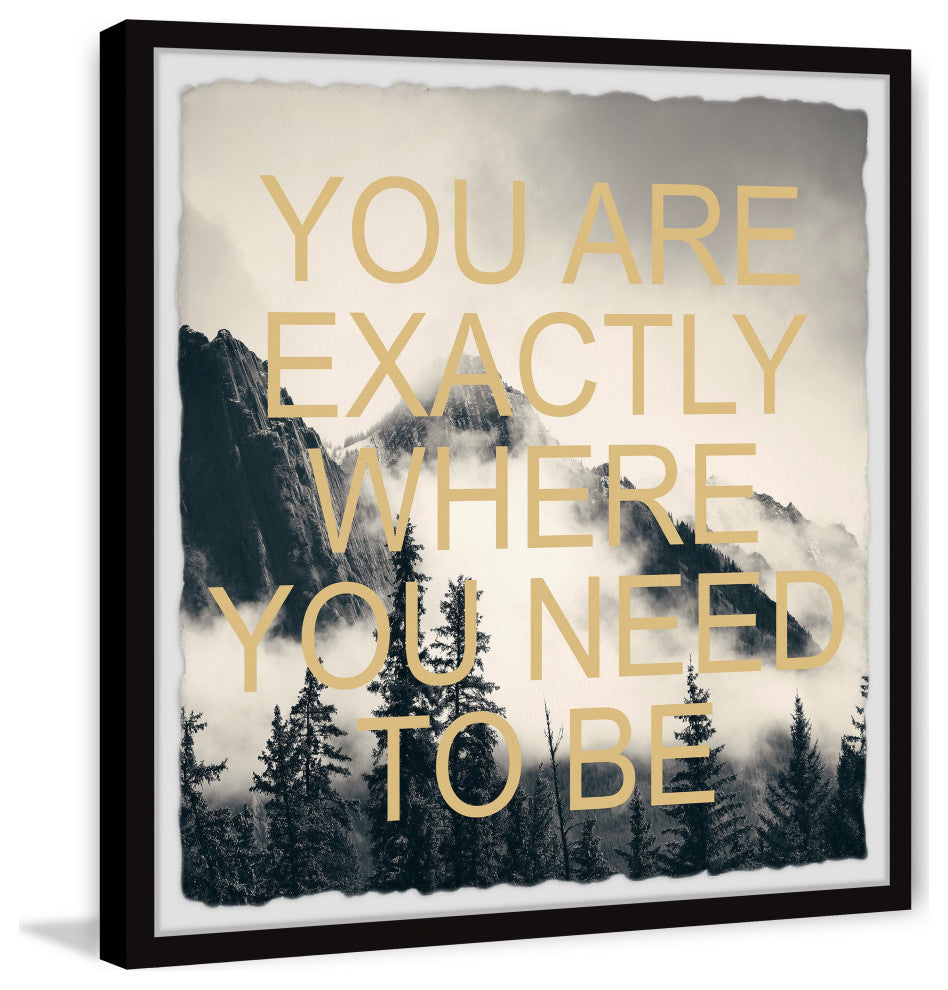 "Take Your Time" Framed Painting Print, 12x12