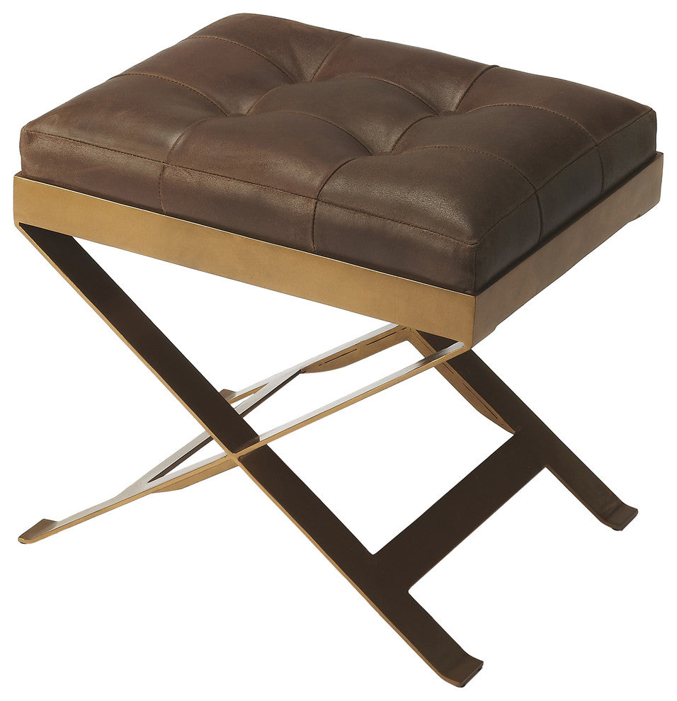 Rodrigo Leather Stool, 3644140