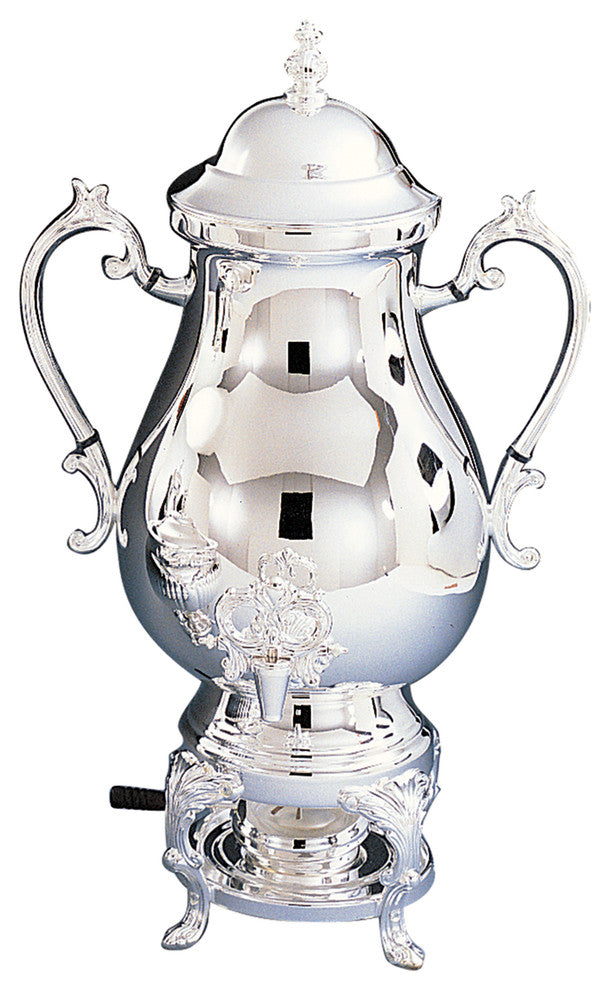 Elegance 50 Cup Coffee Urn, 230 oz., Silver Plated